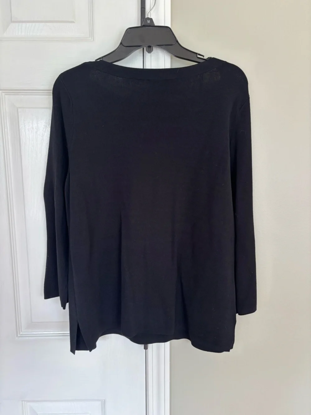 Ann Taylor Black Bow Shoulder Sweater - Picture 4 of 7